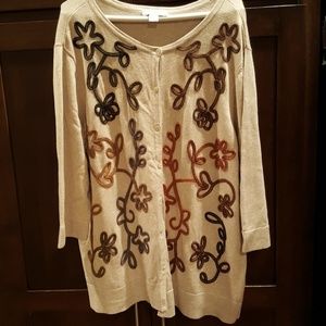 CJ Banks 2x fall cardigan